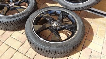ALU kola ŠKODA SCALA 5x100 R17 NOVÁ zimní sada 205/50/17 - 2