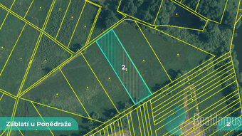 Trvalý travní porost 8390 m² – Záblatí u Ponědraže (LV 358) - 2