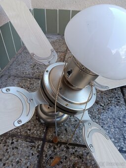 Stropní ventilátor se svítidlem 4 lopatky - 2