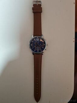 Nové hodinky + dárek kožený náramek č. 116 - 2