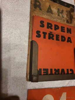 Starý kalendář Rako - 2