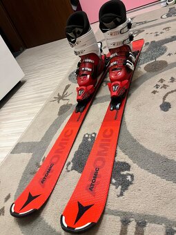 Set dětské lyže Atomic J4 + lyžáky Atomic Hawx - 2