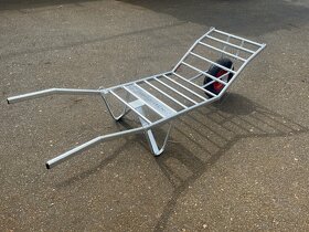 železný trakař, stavební kolečko , kolečko na palivové dřevo - 2