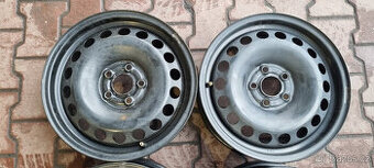 Plechové disky VW Polo 5x100 5,5x15 ET40 Škoda Fabia 4 IV - 2