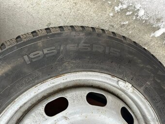 Kola 5x100, zimní gumy 195/65 R15 - 2