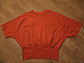 Červené triko Gina Tricot, vel. S - 2