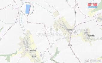 Prodej pole, 5000 m², Lubná - 2