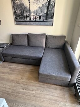 REZERVOVÁNO: IKEA Friheten gauč - šedý - 2
