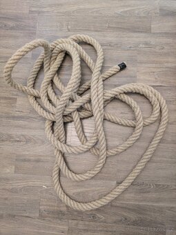Jutové lano - průměr 30 mm, 8 m - 2