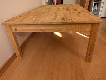 Borovicový konferenční stolek Ikea Ingo 120x75cm jako nový - 2