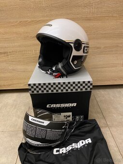 Otevřená helma na motorku Cassida Handy Plus Linear, vel. XL - 2