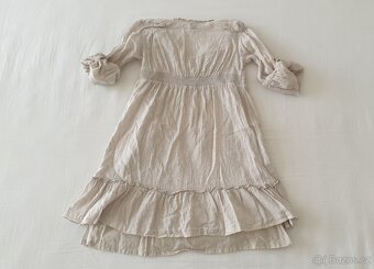 Šaty s nastavitelnými rukávy vel 128 - 2