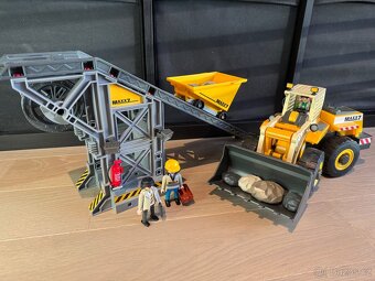 Playmobil 4038 a 4041 kolový nakladač a těžební dopravník - 2
