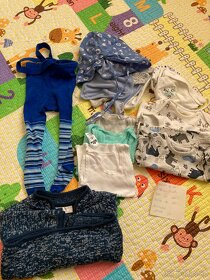 Oblečení 50-68, kombinéza 3-6M - 2