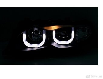 PŘEDNÍ SVĚTLA ANGEL EYES sonar  3D bmw e46 face - 2
