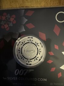 Stříbrná mince James Bond 007™- Casino Royale Chip 1oz 2023 - 2