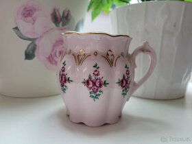 Prodám hrnky z růžového porcelánu - 2