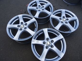 Alu disky na Škoda 16", 5x112, ET 48, šíře 6J - 2