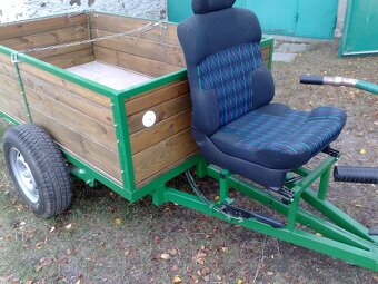 Fréza s vlečkou (jednonápravový traktor) - 2