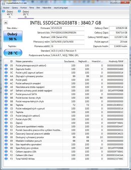 SSD disk MLC intel 3.84TB original perfektni stav - 2