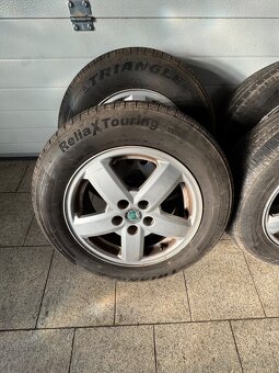 Alu kola 5x100 škoda octavia 195/65R15 - 2