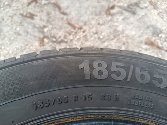 185/65/15 - 4ks málo jeté letní pneu, vyrobené 2021 - 2