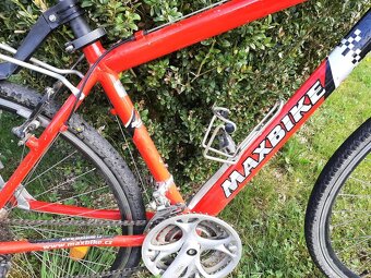 Kolo MAXBIKE GTR velikost 18, barva červeno /bílá - 2