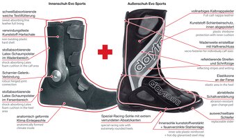 Prodám sportovní boty na motorku Daytona GTX Evo-Sports 43 - 2
