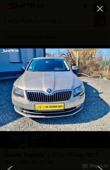 Škoda Superb 2.0 TDI 103kw, Manuál - 2