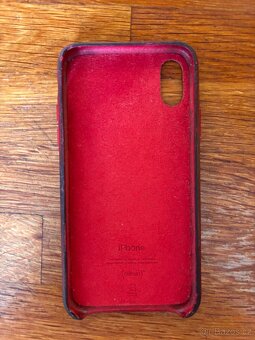 Originál Apple kožený kryt na iPhone XS - 2