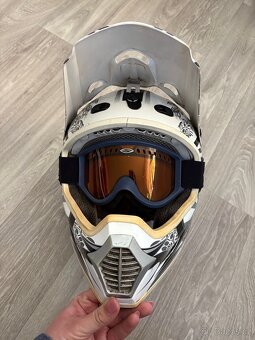 Motokrosová helma XL + brýle - 2
