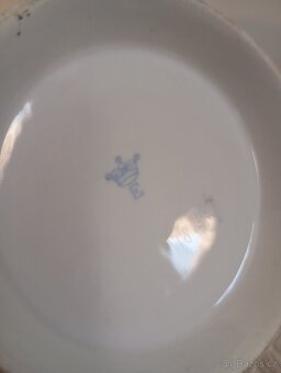 Retro krásná porcelánová konvice značená - 2