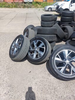 ALU kola 5x112 R19 včetně letní pneu Hankook 5mm. - 2