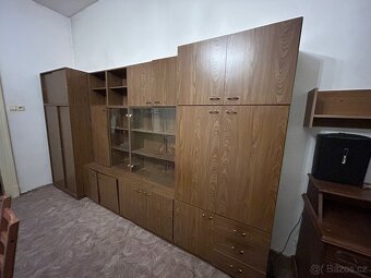 Obývací stěna, skříňová sestava, knihovna s vitrínou - 2