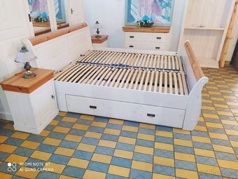 KOMPLETNÍ DŘEVĚNÁ LOŽNICE LAVA - 2