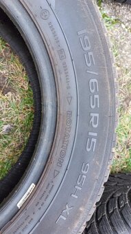 ocelové disky 6Jx15 H2 + pneu škoda Octavia - 2