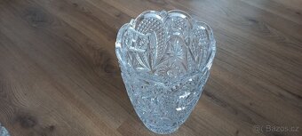 Broušené sklo vázy sada - 2