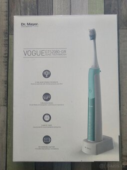 1+1 sonický kartáček Dr. Mayer Vogue GTS2080GR - 2