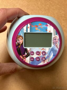 Hodiny s budíkem a světlem Frozen Ledové království - 2