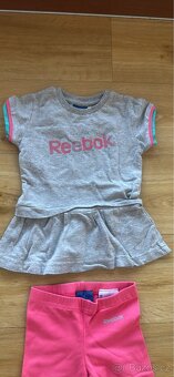 komplet reebok, tricko a leginy, vel. 6-9 mesicu, bez vad. - 2