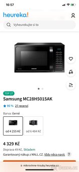Mirkovlnná trouba/ horkovzdušná trouba SAMSUNG - 2