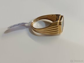 7.Zlatý pánský prsten 14kt. NOVÝ/NENOŠENÝ - 2