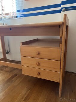 Dětský pracovní stůl 120x75x60 + židle - 2