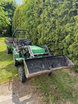 Malotraktor s příslušenstvím - 2