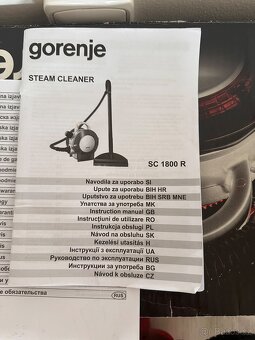 Parní čistič Gorenje SC 1800 R červený - 2