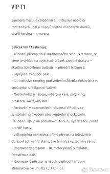 MotoGP 2025 Brno - 2x VIP T1 - 2