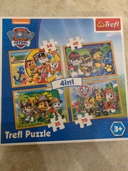 Puzzle tlapková patrola 4v1 - 2