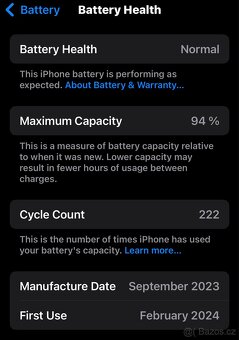 iPhone 15 Pro Blue Titanium 256 GB - 2