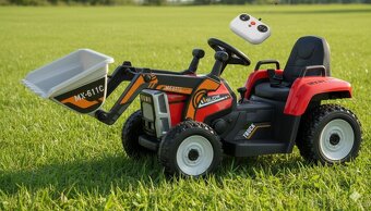 Nový lektrický traktor s nakládací lžící 90W - 2