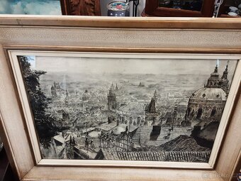 Obraz starožitná kresba - 2